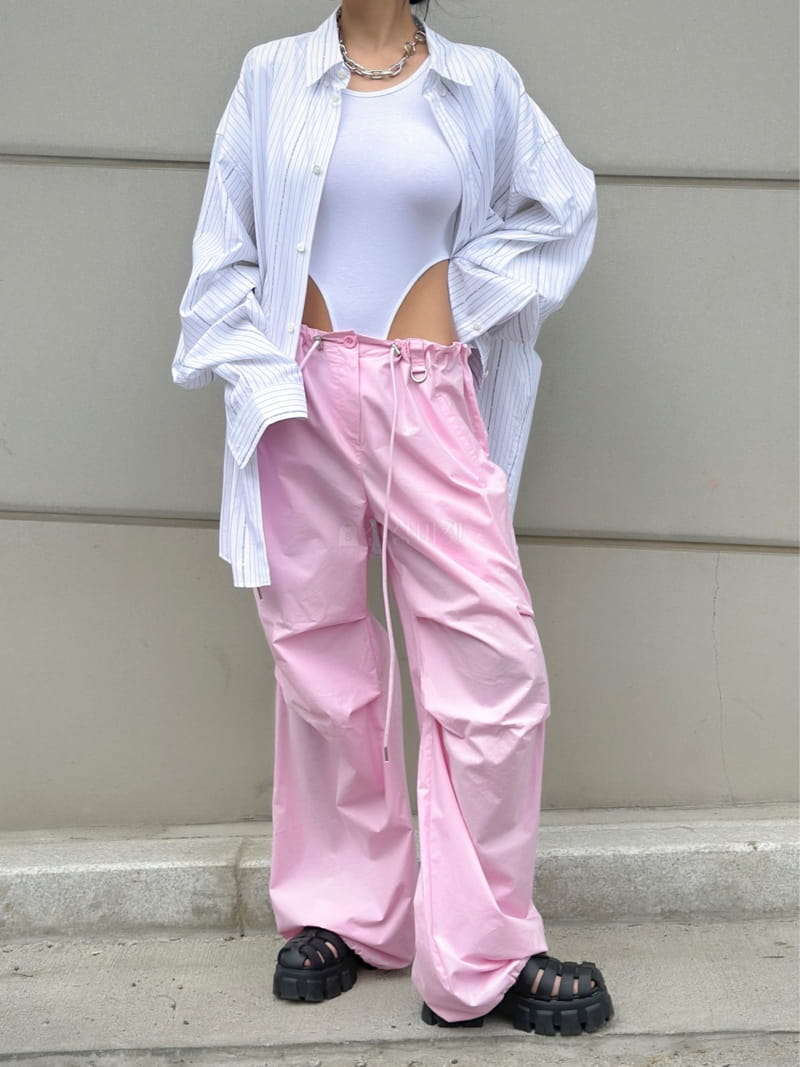 Inssense - Korean Women Fashion - #momslook - Para Suit Pants - 3