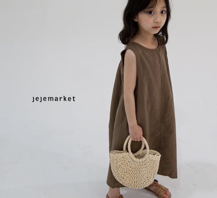 Jeje Market - Korean Children Fashion - #childrensboutique - Ber Linen One-piece - 6