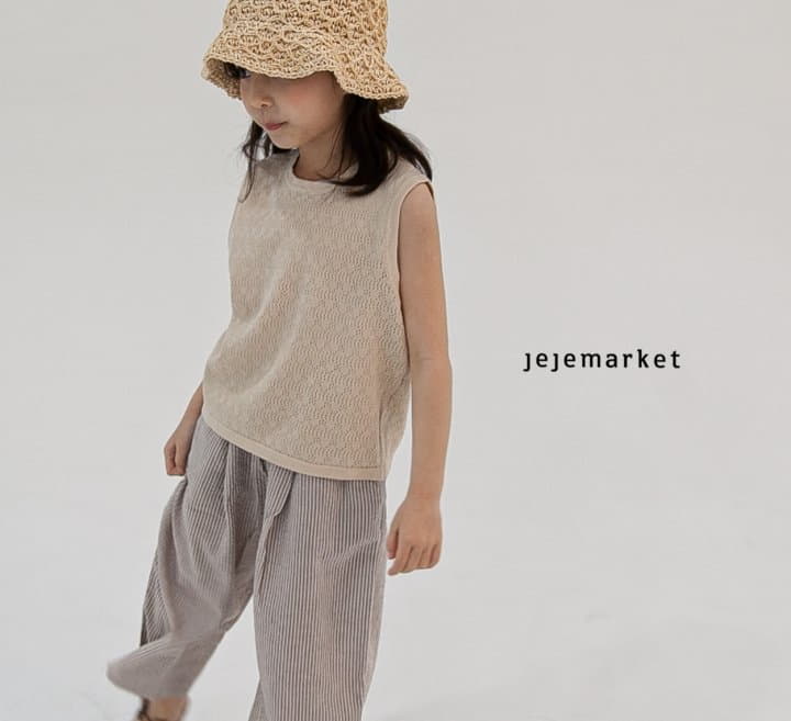 Jeje Market - Korean Children Fashion - #littlefashionista - Chucream Knit Sleeveless - 2