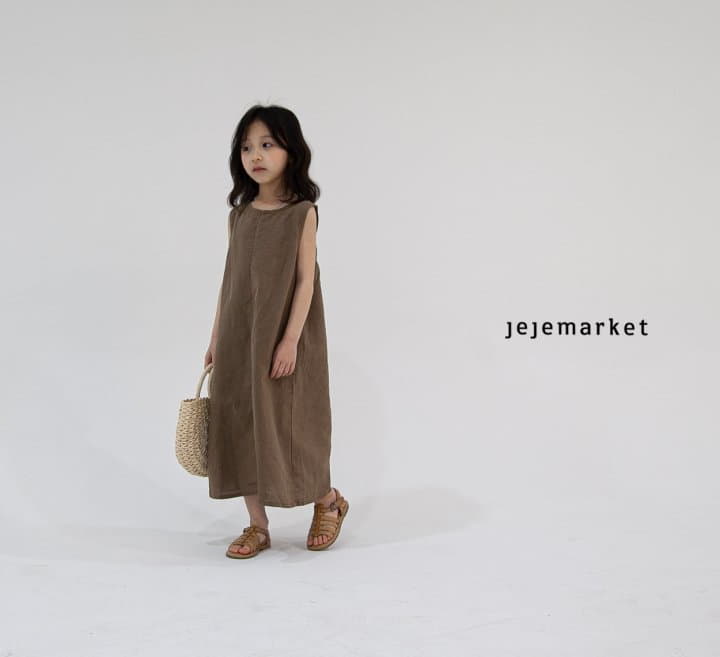 Jeje Market - Korean Children Fashion - #minifashionista - Ber Linen One-piece - 2