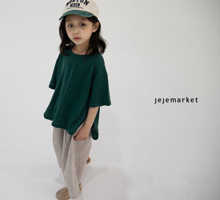 Jeje Market - Korean Children Fashion - #minifashionista - Linen Cool Tee - 11