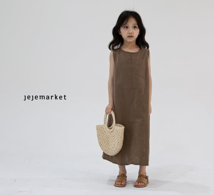 Jeje Market - Korean Children Fashion - #prettylittlegirls - Ber Linen One-piece - 3