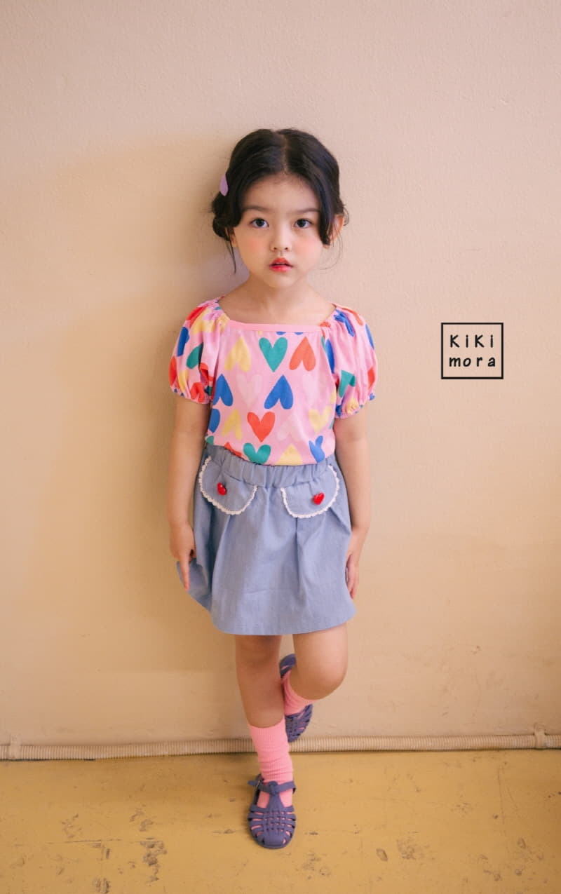 Kikimora - Korean Children Fashion - #Kfashion4kids - Denim Wrap Shorts - 11