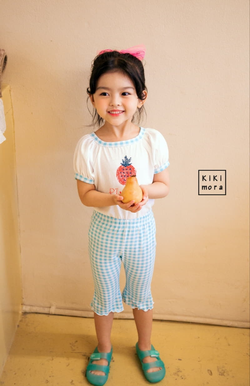 Kikimora - Korean Children Fashion - #Kfashion4kids - Check Capri Pants - 10