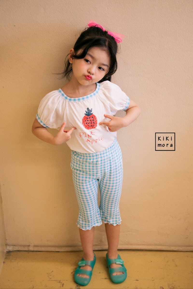 Kikimora - Korean Children Fashion - #childofig - Check Capri Pants