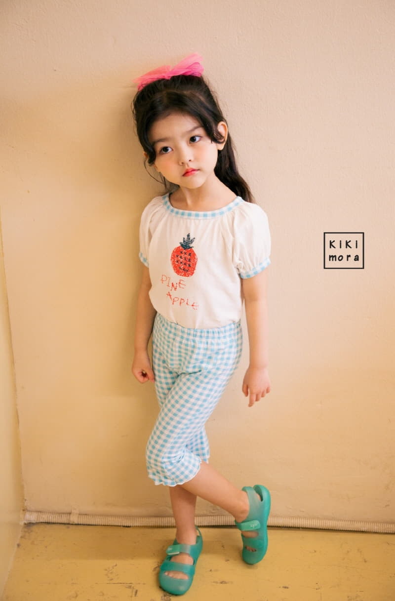 Kikimora - Korean Children Fashion - #childrensboutique - Check Capri Pants - 3