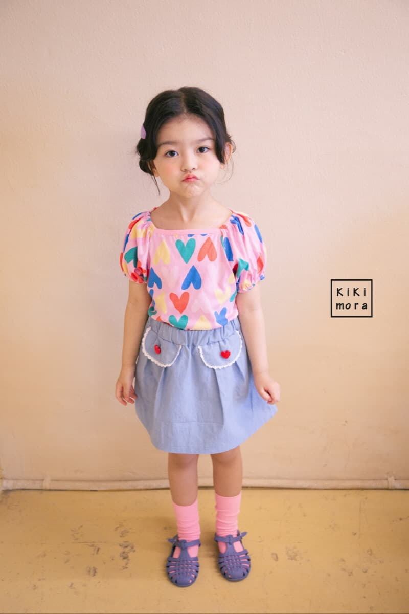 Kikimora - Korean Children Fashion - #designkidswear - Denim Wrap Shorts - 5