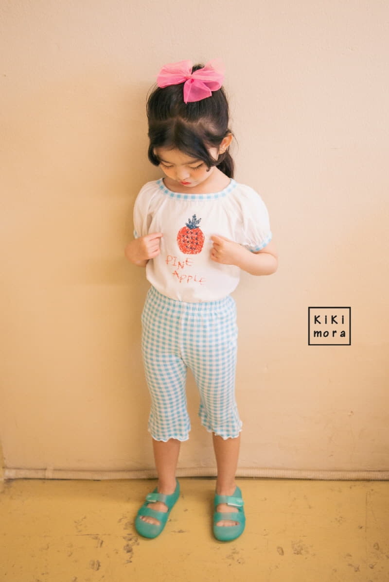 Kikimora - Korean Children Fashion - #childrensboutique - Check Capri Pants - 4