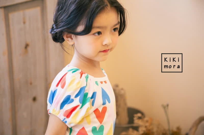 Kikimora - Korean Children Fashion - #discoveringself - Heart Puff Tee - 7