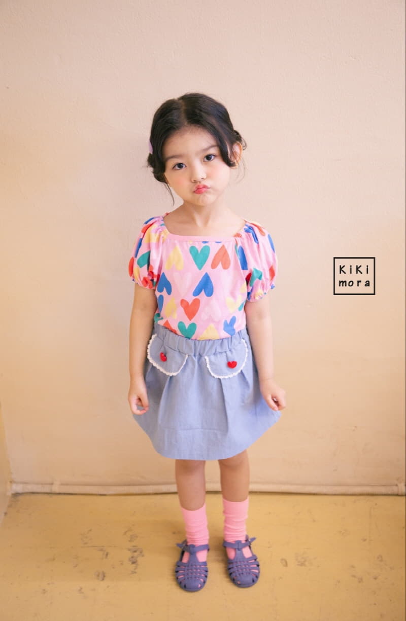 Kikimora - Korean Children Fashion - #discoveringself - Denim Wrap Shorts - 6