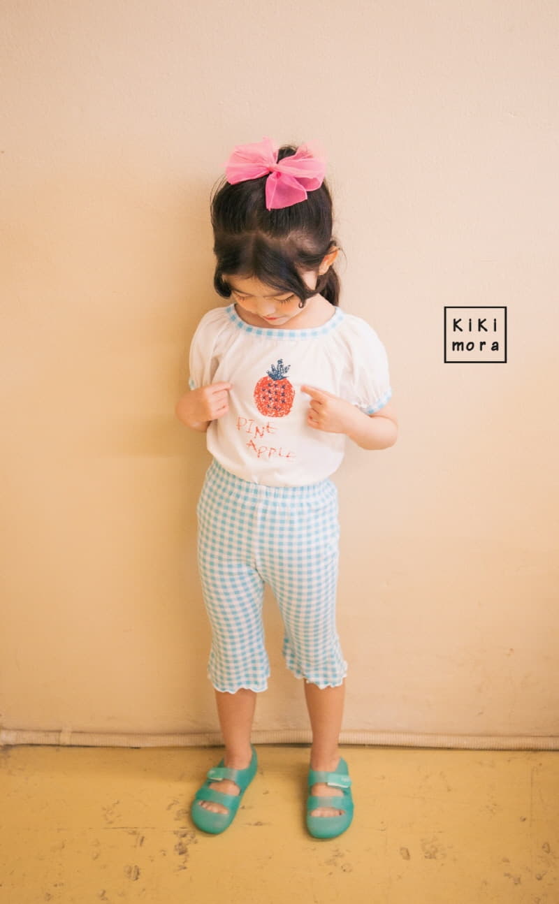 Kikimora - Korean Children Fashion - #discoveringself - Check Capri Pants - 5