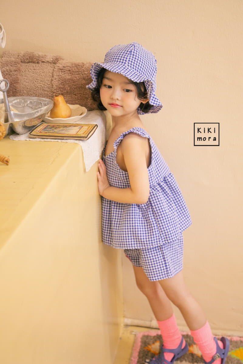 Kikimora - Korean Children Fashion - #kidsstore - Check Ribbon Shorts - 5