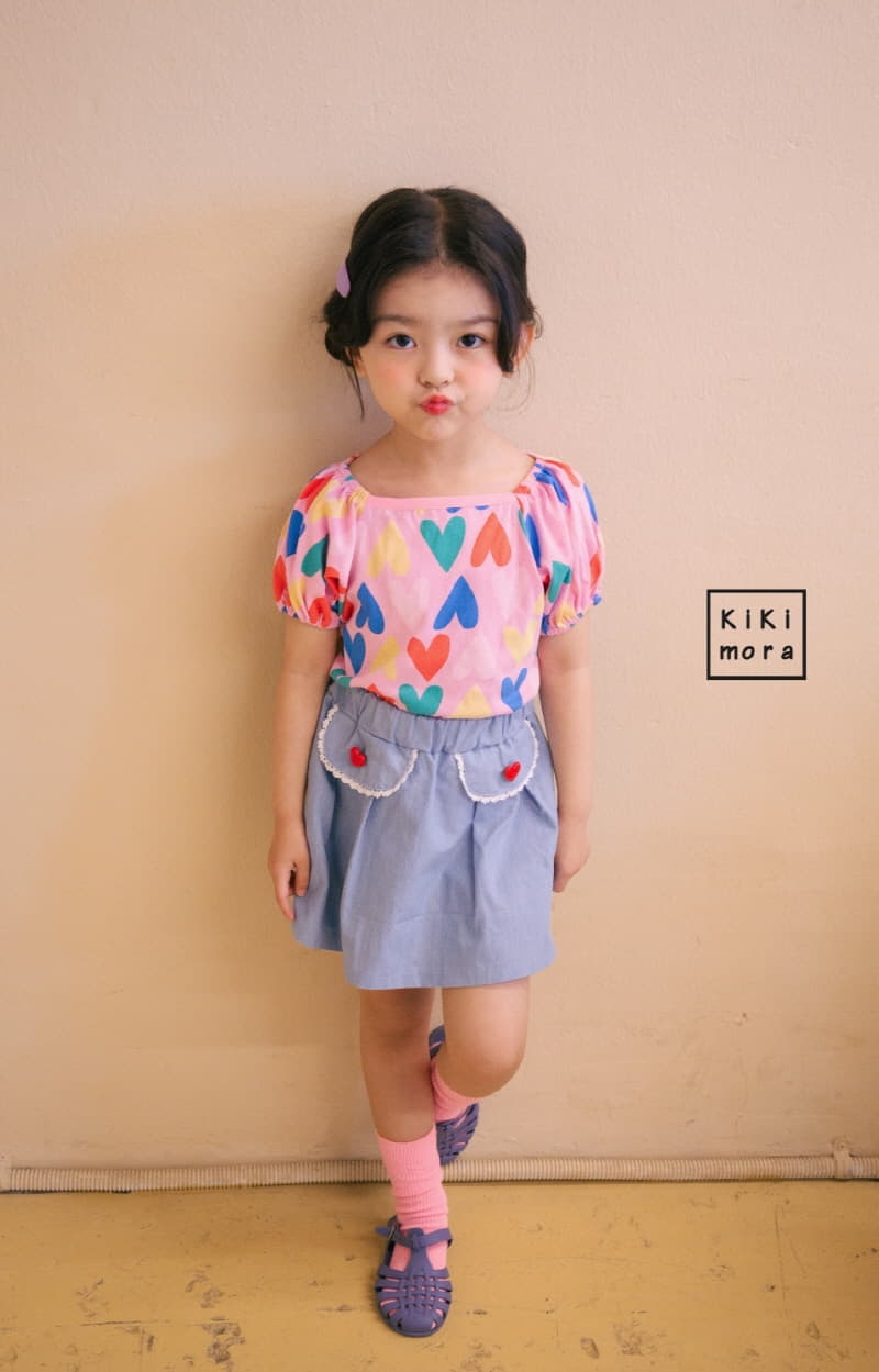 Kikimora - Korean Children Fashion - #kidzfashiontrend - Denim Wrap Shorts - 10