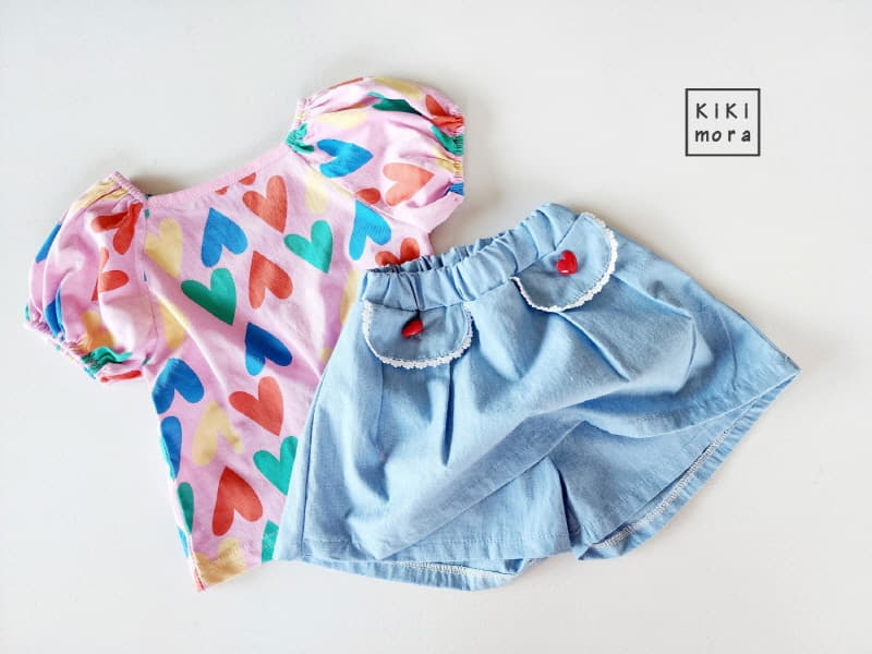 Kikimora - Korean Children Fashion - #littlefashionista - Denim Wrap Shorts - 12