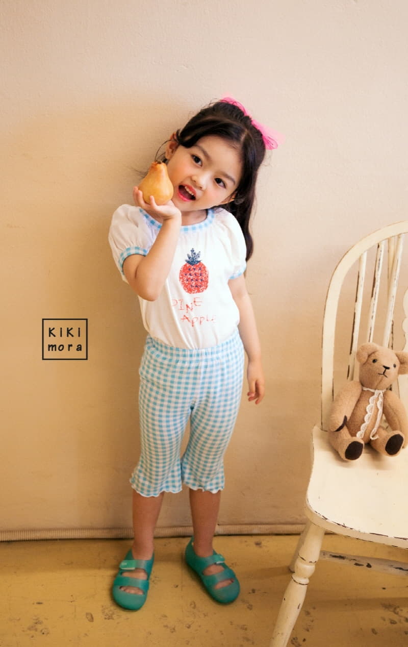 Kikimora - Korean Children Fashion - #magicofchildhood - Check Capri Pants - 12