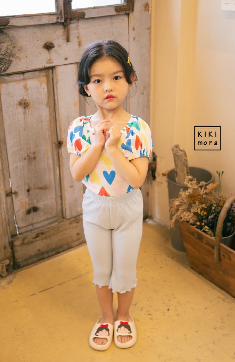 Kikimora - Korean Children Fashion - #prettylittlegirls - Heart Puff Tee - 2