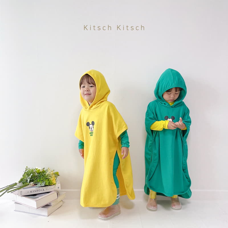 Kitsch Kitsch - Korean Children Fashion - #Kfashion4kids - U and Me Swim MM Hoody Towel - 3