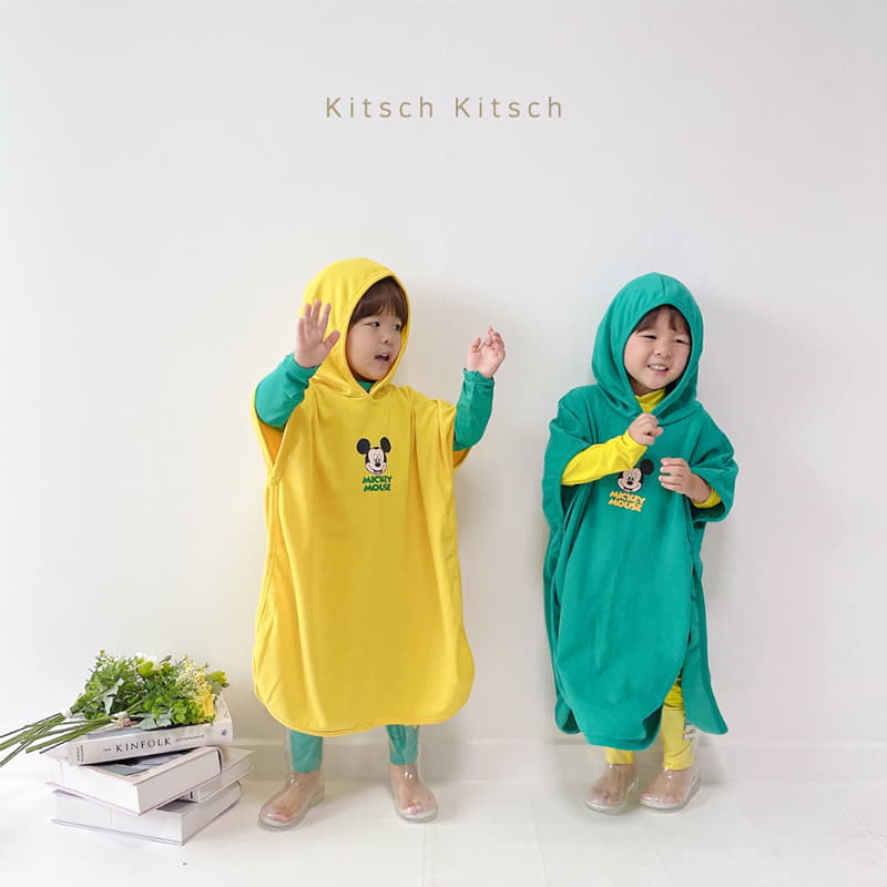 Kitsch Kitsch - Korean Children Fashion - #kidzfashiontrend - U and Me Swim MM Hoody Towel - 2
