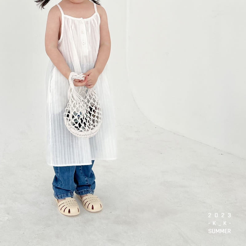 Kk - Korean Children Fashion - #Kfashion4kids - Pokari Layered One-piece - 3