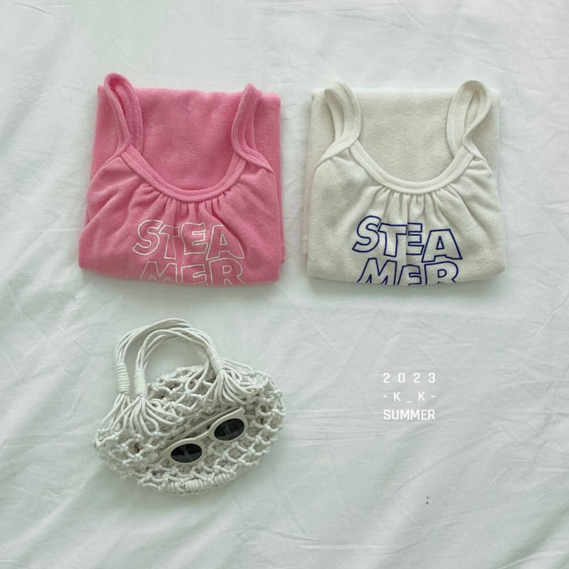 Kk - Korean Children Fashion - #Kfashion4kids - Pink Shirring One-piece - 2
