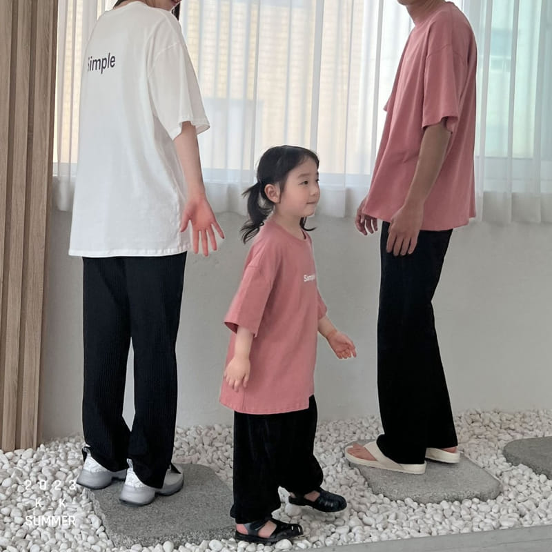Kk - Korean Children Fashion - #childofig - Simple Tee - 11