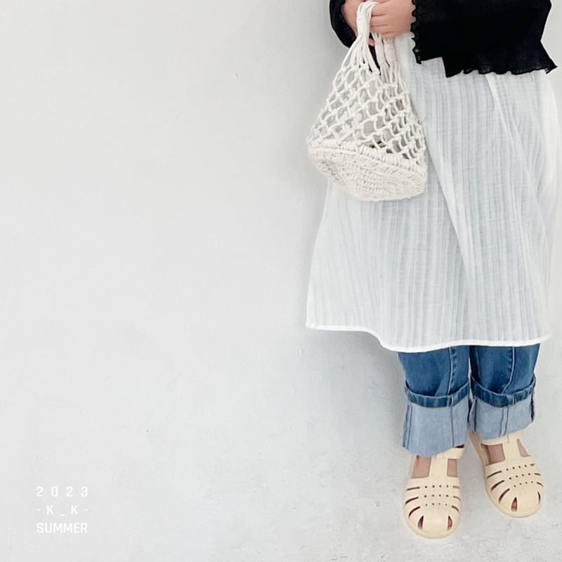 Kk - Korean Children Fashion - #childrensboutique - Pokari Layered One-piece - 10