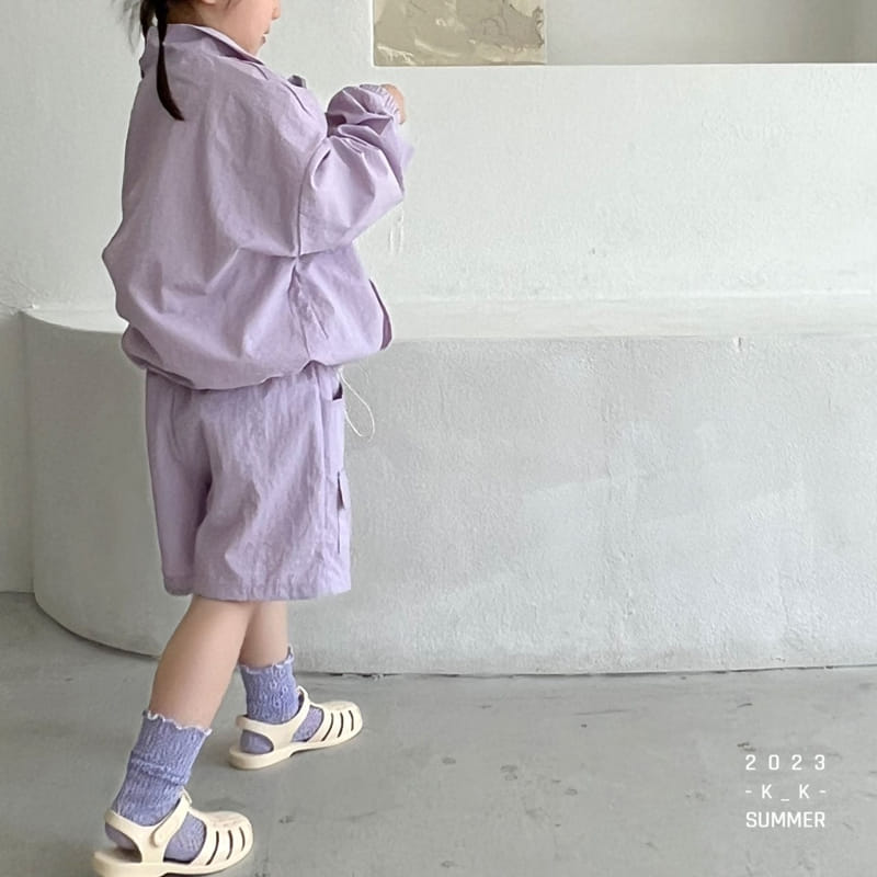 Kk - Korean Children Fashion - #discoveringself - Another Top Bottom Set - 11