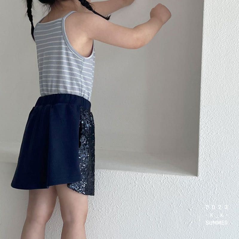 Kk - Korean Children Fashion - #kidsstore - bling Skirt Pants - 6
