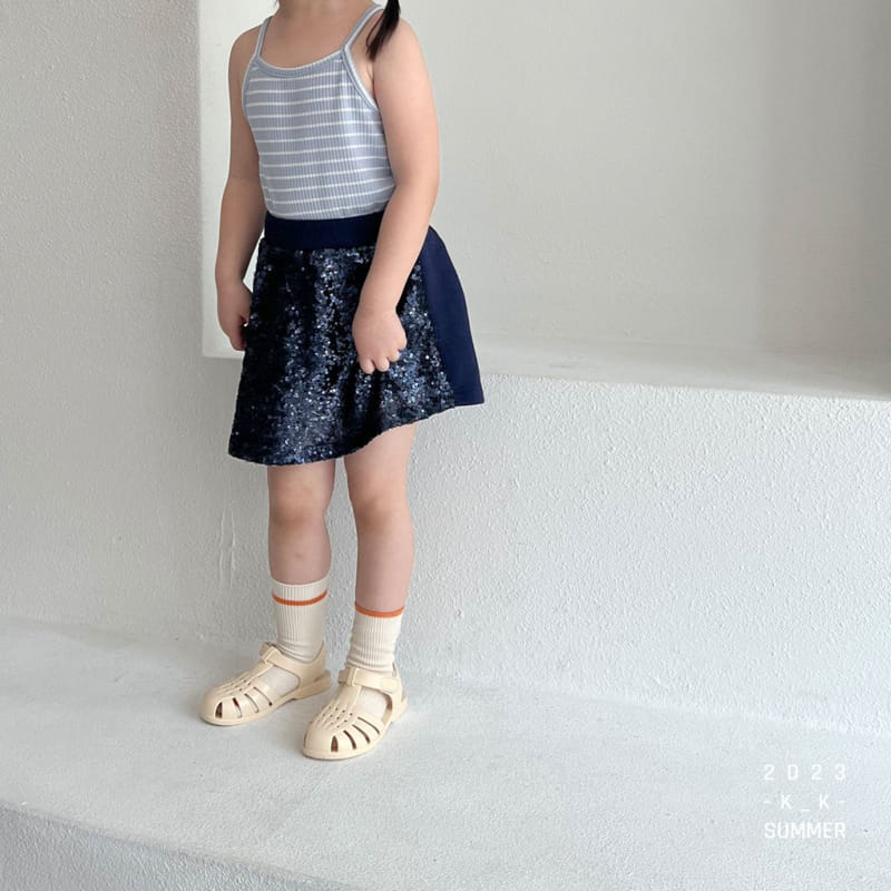 Kk - Korean Children Fashion - #magicofchildhood - Sweet Crop String Sleeveless - 7