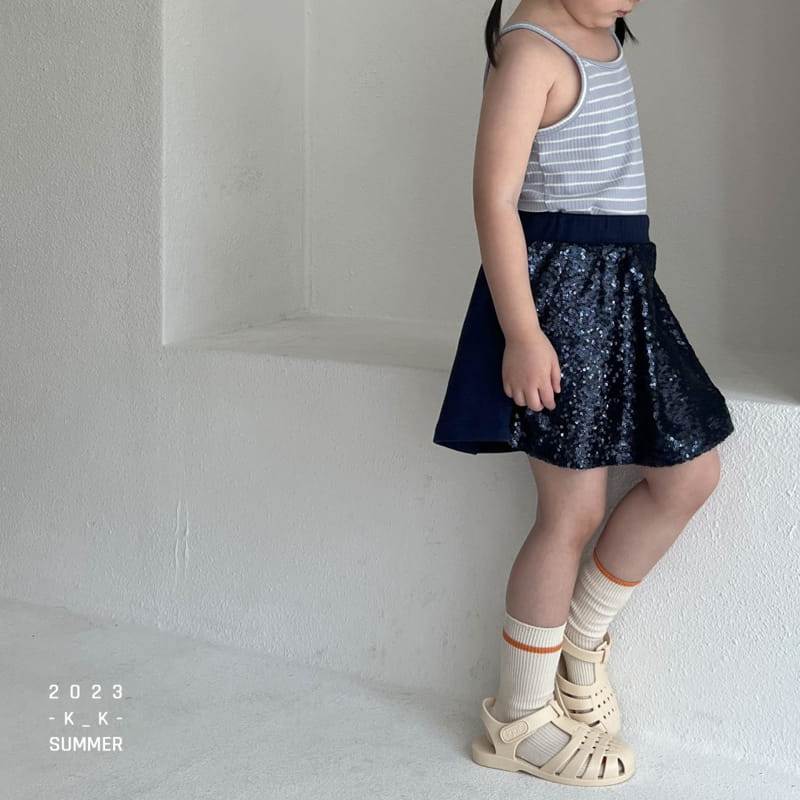 Kk - Korean Children Fashion - #minifashionista - bling Skirt Pants - 11