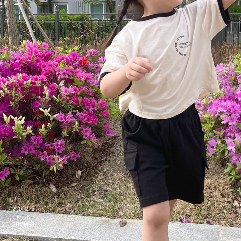 Kk - Korean Children Fashion - #prettylittlegirls - Friends Cargo Pants - 9