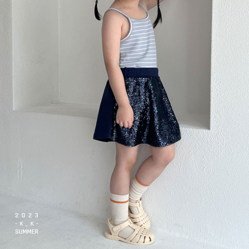 Kk - Korean Children Fashion - #stylishchildhood - Sweet Crop String Sleeveless - 12