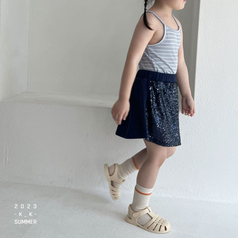 Kk - Korean Children Fashion - #todddlerfashion - Sweet Crop String Sleeveless - 10