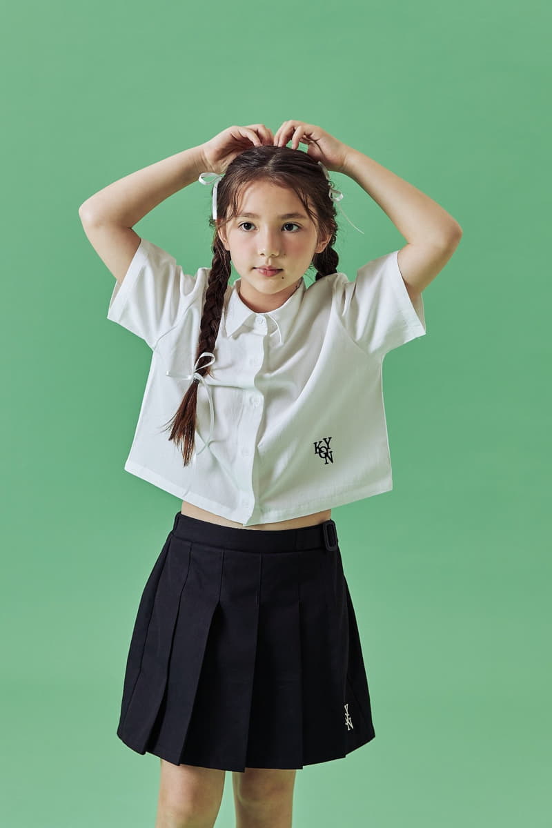 Kokoyarn - Korean Children Fashion - #kidsstore - Logo Crop Blouse - 11