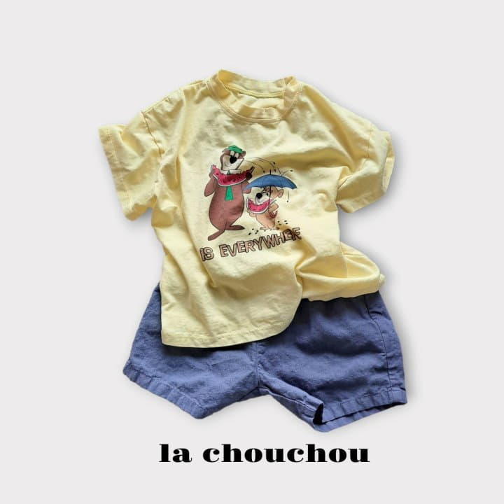 La Chouchou - Korean Children Fashion - #kidsstore - Melon Bear Tee - 3