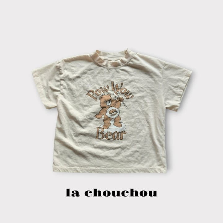 La Chouchou - Korean Children Fashion - #kidsstore - Wow Bear Tee - 2