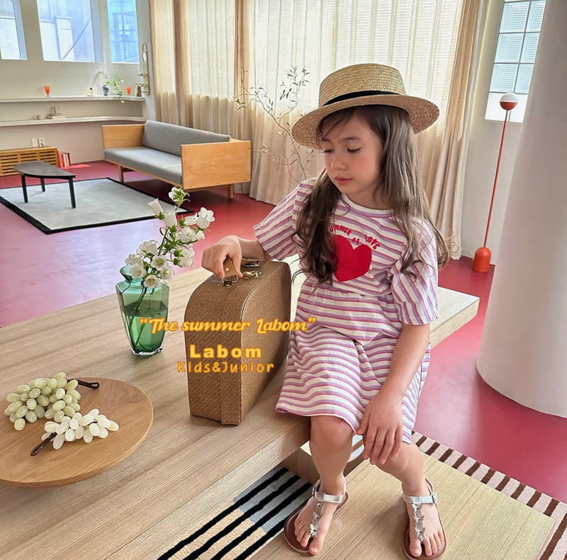 Labom - Korean Children Fashion - #discoveringself - Summer Love One-piece - 2