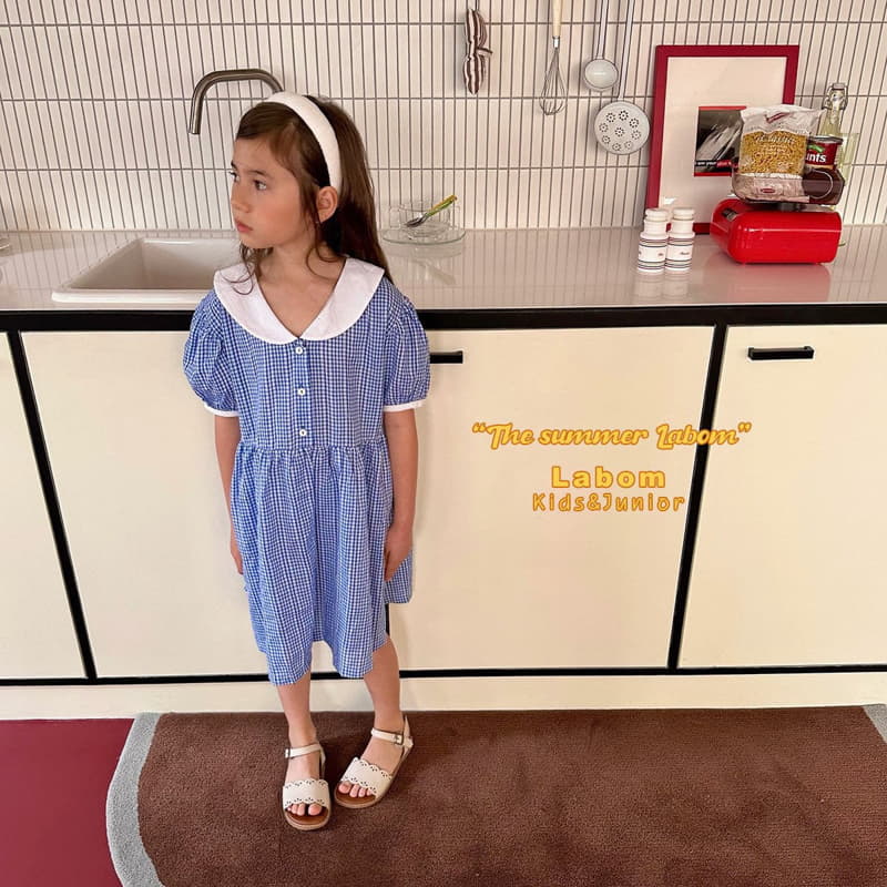 Labom - Korean Children Fashion - #kidzfashiontrend - Strawberry Check One-piece - 7