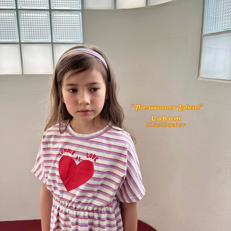 Labom - Korean Children Fashion - #kidzfashiontrend - Summer Love One-piece - 6
