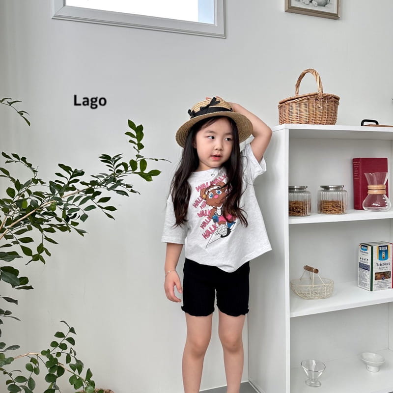 Lago - Korean Children Fashion - #kidsshorts - Waking Bear Tee - 5