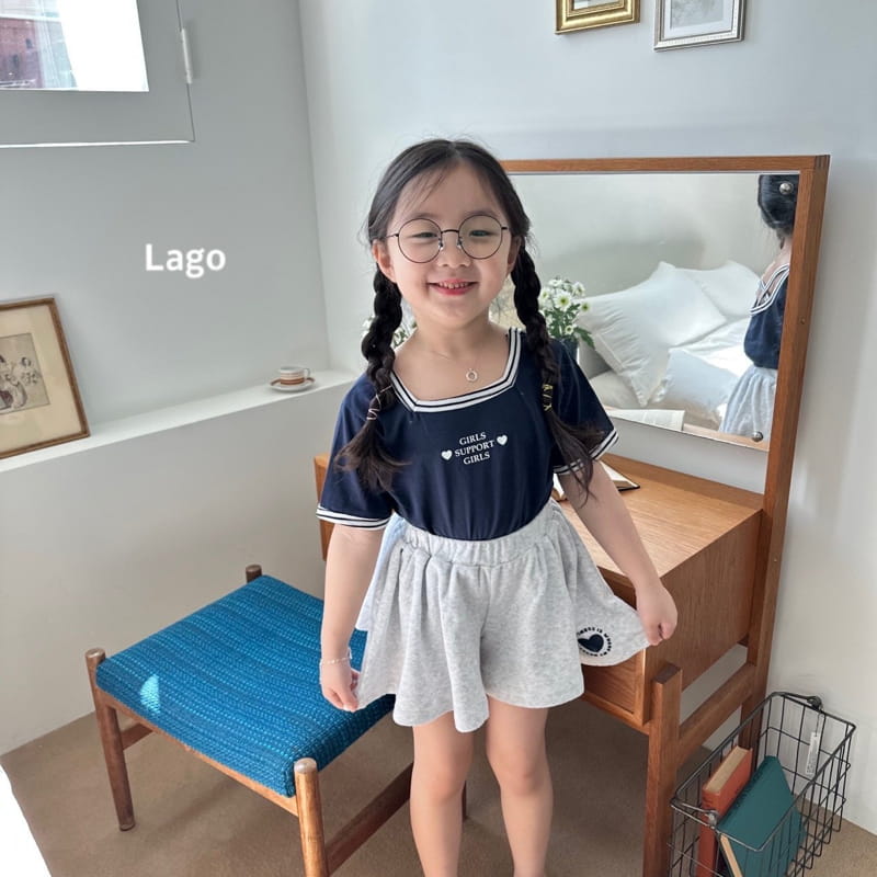 Lago - Korean Children Fashion - #kidsshorts - Marin X Tee