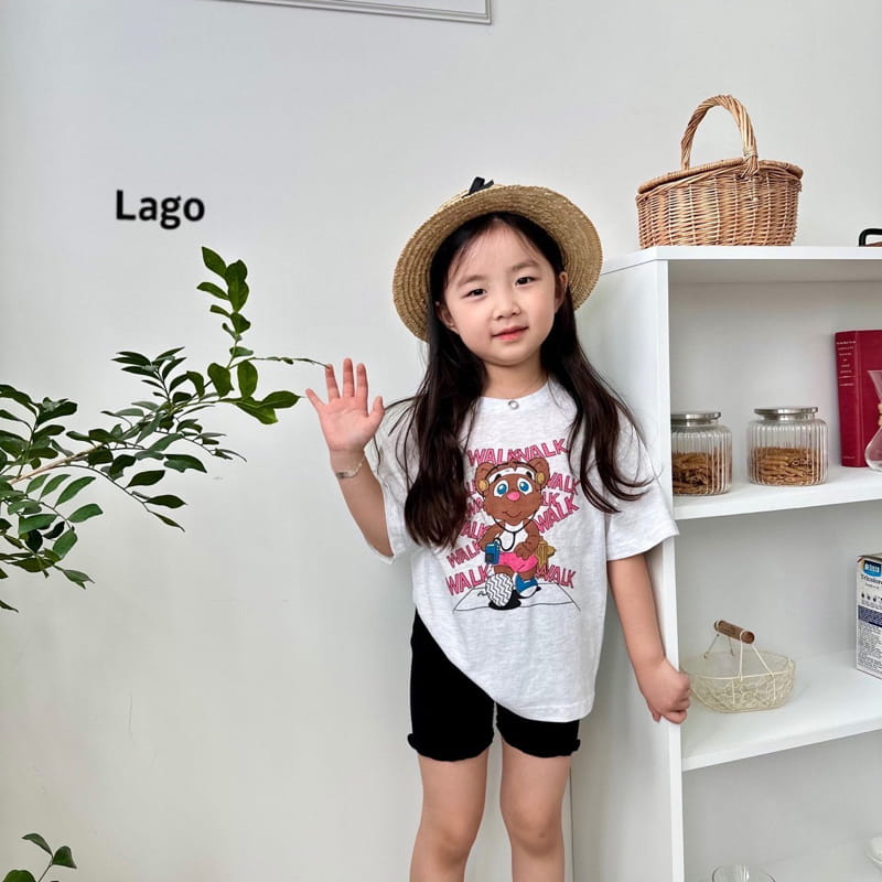 Lago - Korean Children Fashion - #kidsstore - Waking Bear Tee - 6