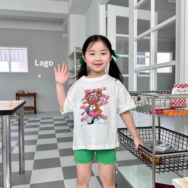 Lago - Korean Children Fashion - #magicofchildhood - Waking Bear Tee - 10