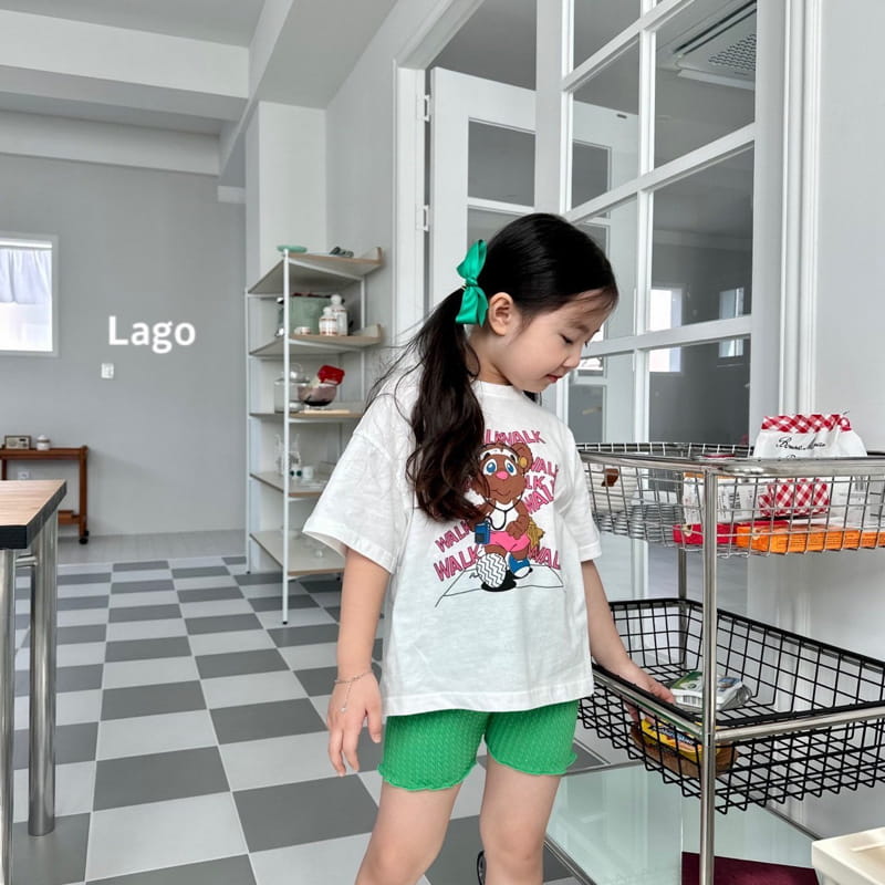 Lago - Korean Children Fashion - #minifashionista - Waking Bear Tee - 11