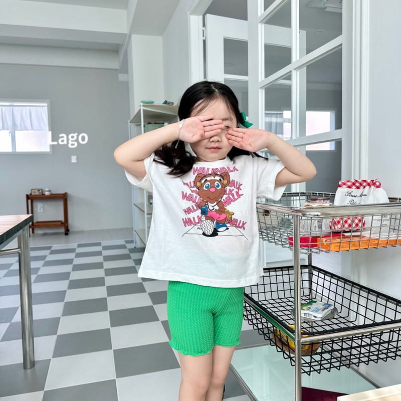 Lago - Korean Children Fashion - #prettylittlegirls - Waking Bear Tee - 12