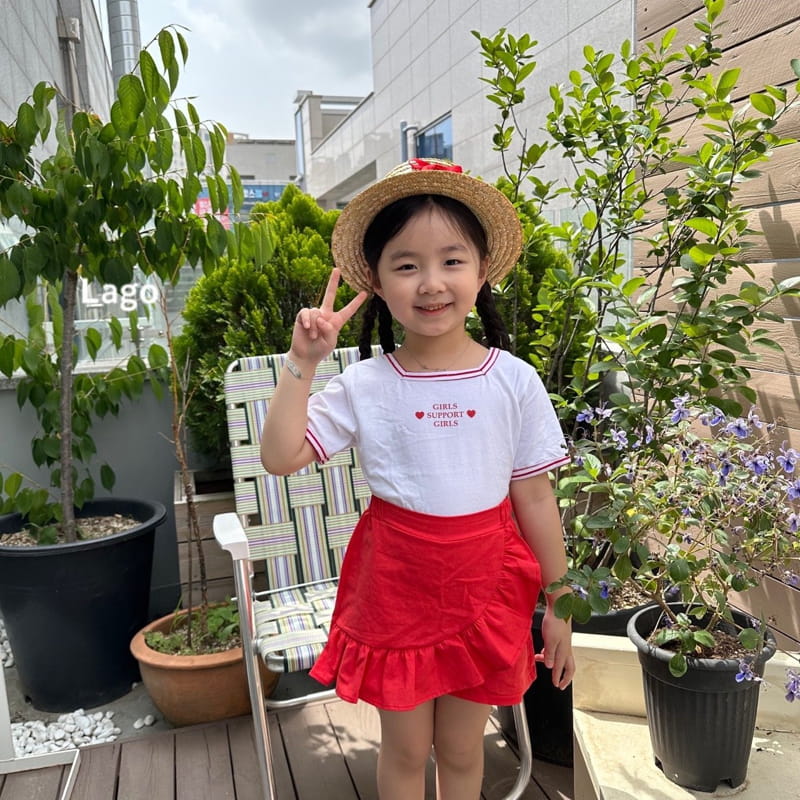 Lago - Korean Children Fashion - #prettylittlegirls - Marin X Tee - 8