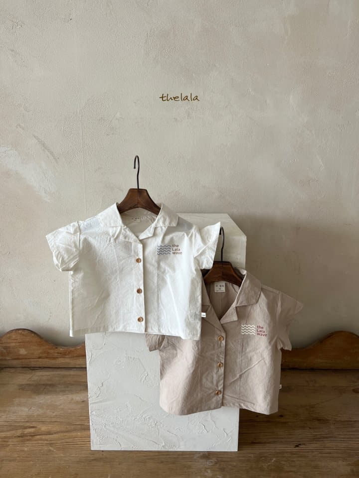 Lala - Korean Children Fashion - #kidsshorts - Wave  Shirt - 10