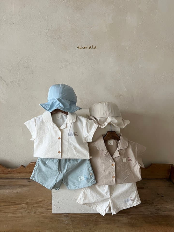 Lala - Korean Children Fashion - #magicofchildhood - Wave  Shirt
