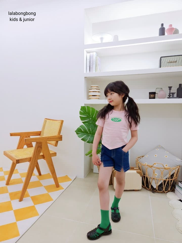 Lalabongbong - Korean Children Fashion - #Kfashion4kids - New Jeans Tee - 9