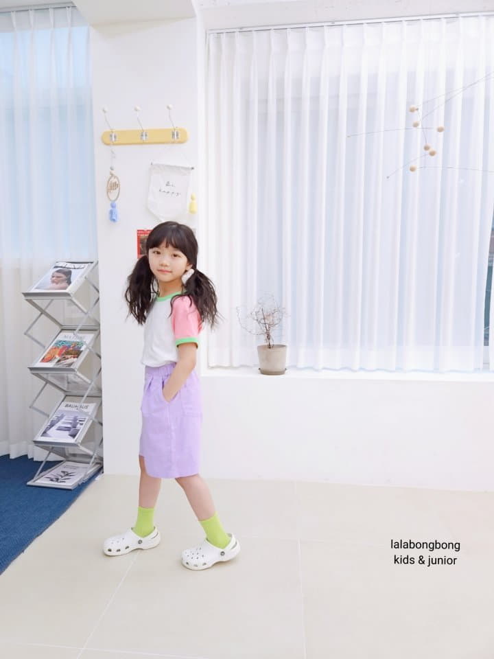 Lalabongbong - Korean Children Fashion - #stylishchildhood - Color Tee - 4
